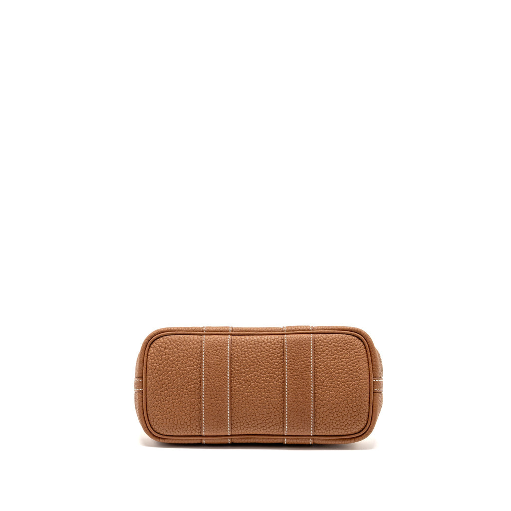 HERMES NEO GARDEN PARTY 23 CANVAS/NEGONDA ECRU-BEIGE/GOLD SHW