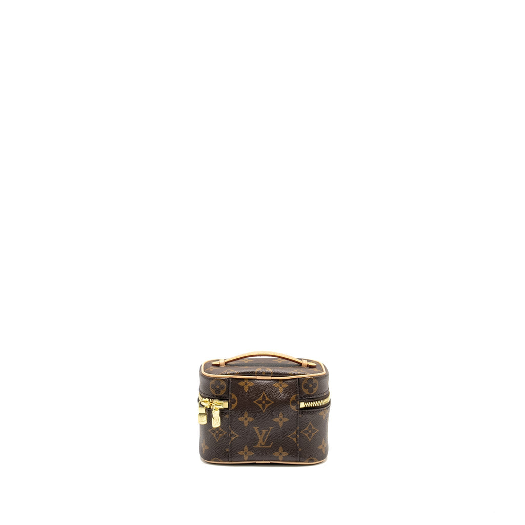 LOUIS VUITTON NICE NANO MONOGRAM CANVAS GHW