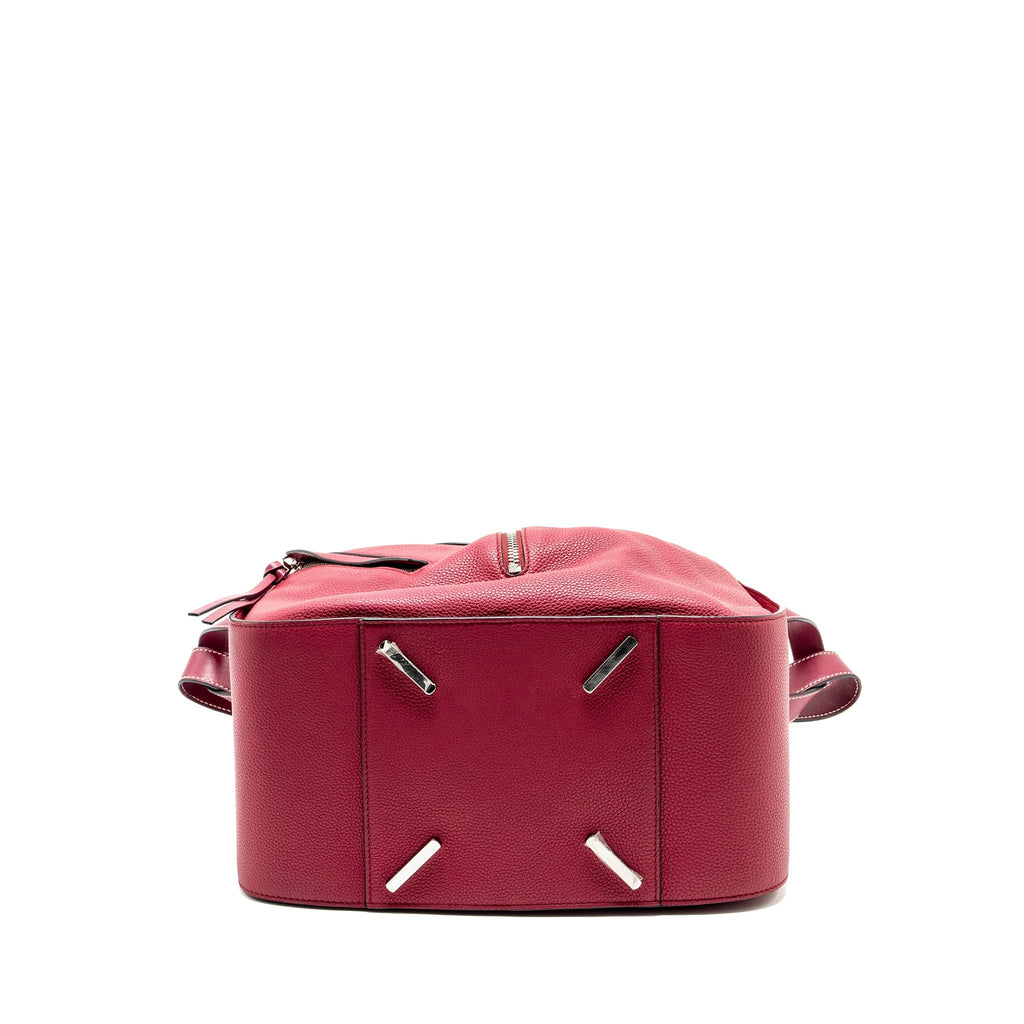LOEWE MEDIUM HAMMOCK BAG CALFSKIN RASPBERRY SHW