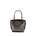 GOYARD MINI ANJOU TOTE GOYARDLINE CANVAS/LEATHER BLACK SHW