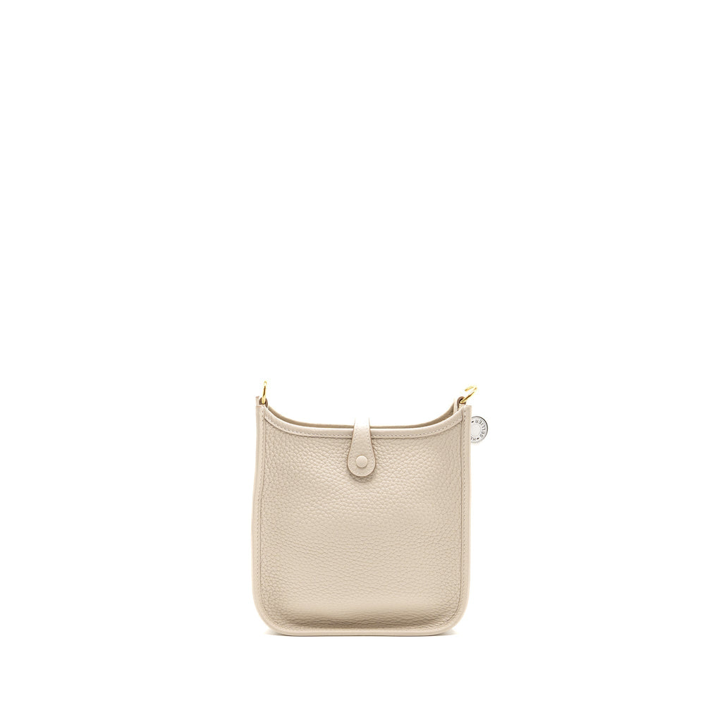 HERMES MINI EVELYNE CLEMENCE CRAIE GHW