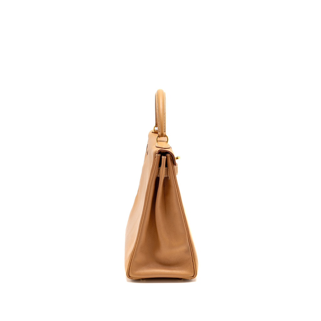 HERMES KELLY 32 EPSOM NATUREL SABLE GHW
