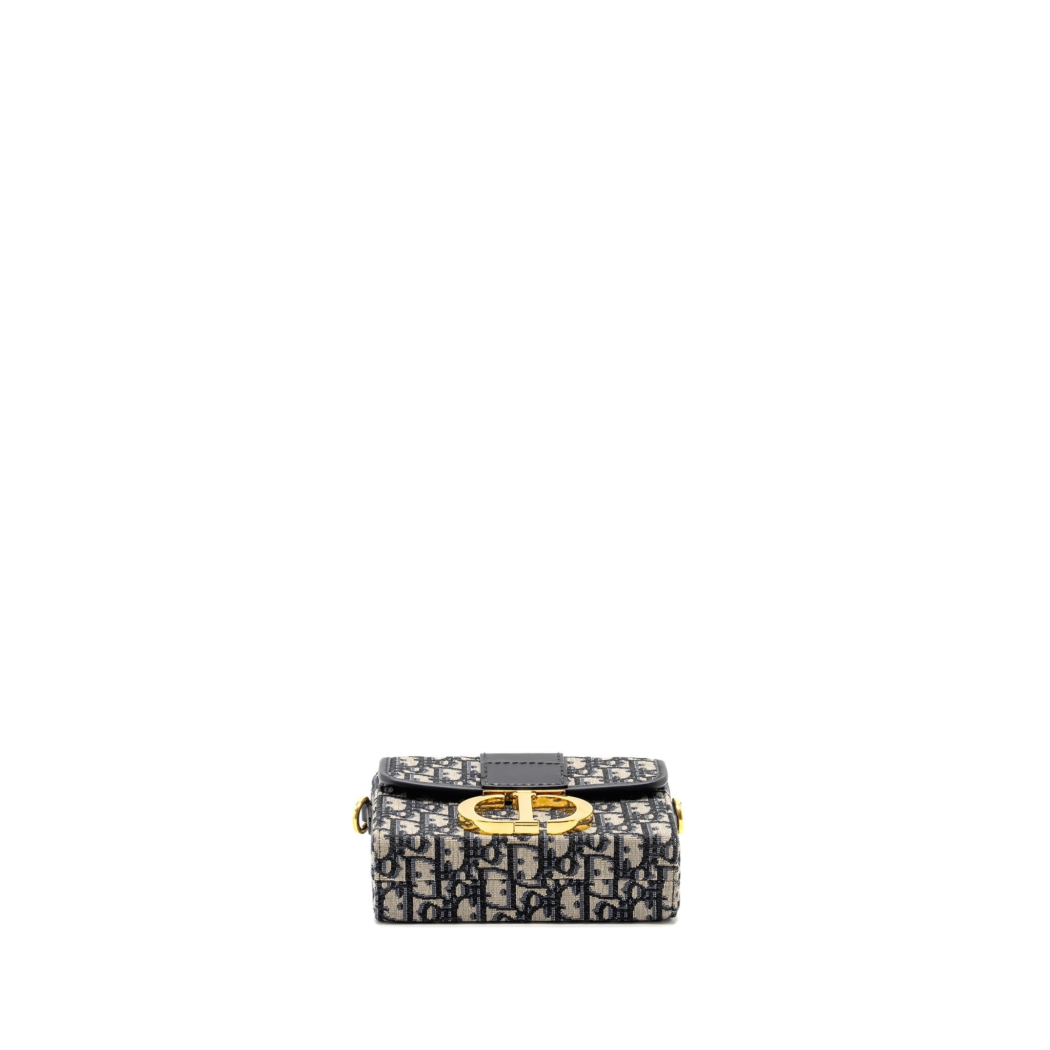 DIOR 30 MONTAIGNE BOX BLUE OBLIQUE JACQUARD GHW