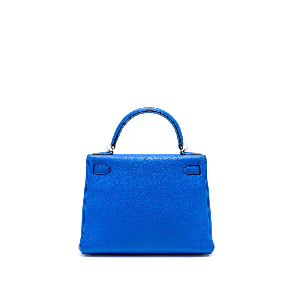 HERMES KELLY 28 CLEMENCE BLUE HYDRA SHW