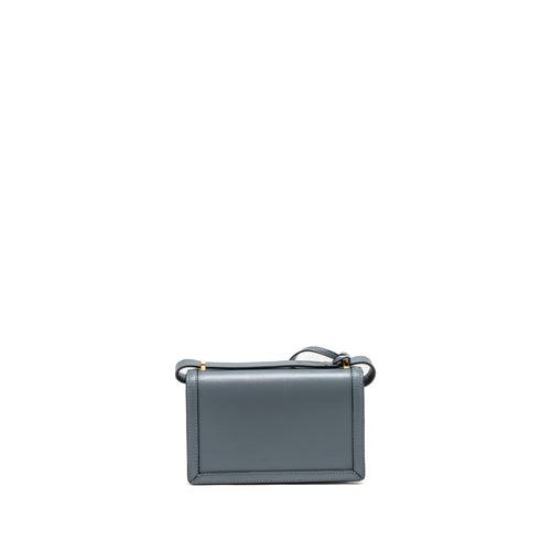 LOEWE BARCELONA SHOULDER BAG CALFSKIN BLUE GHW