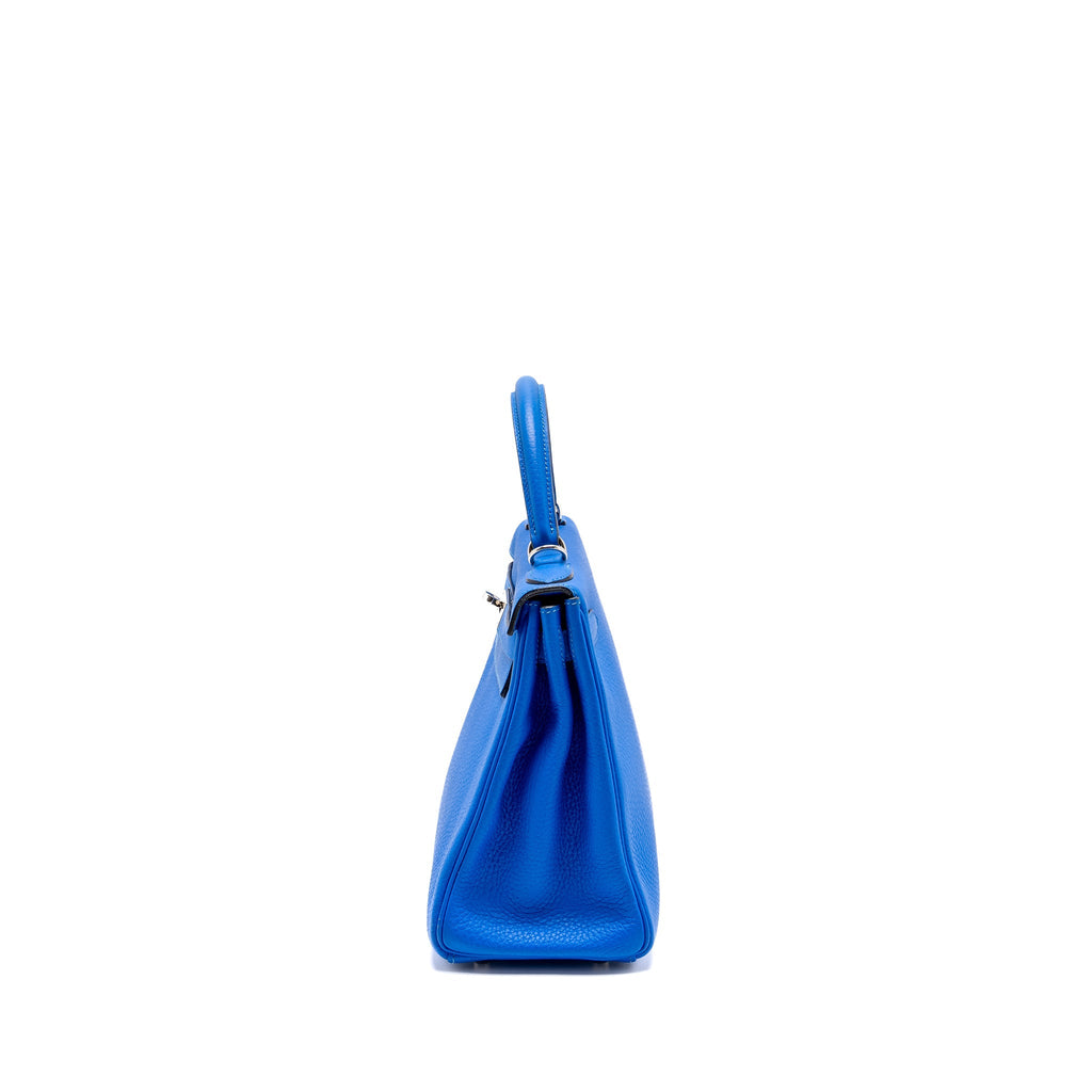 HERMES KELLY 28 CLEMENCE BLUE HYDRA SHW