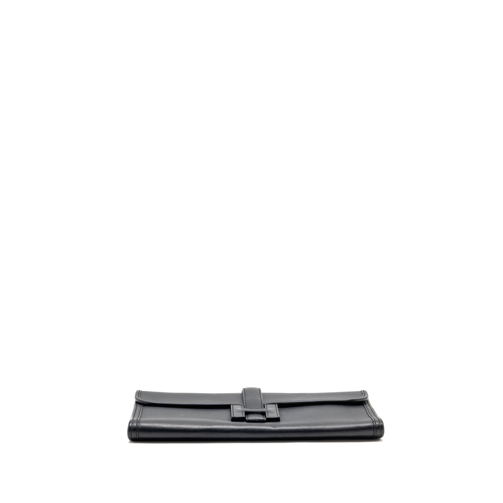 HERMES JIGE ELAN CLUTCH 29 SWIFT BLACK