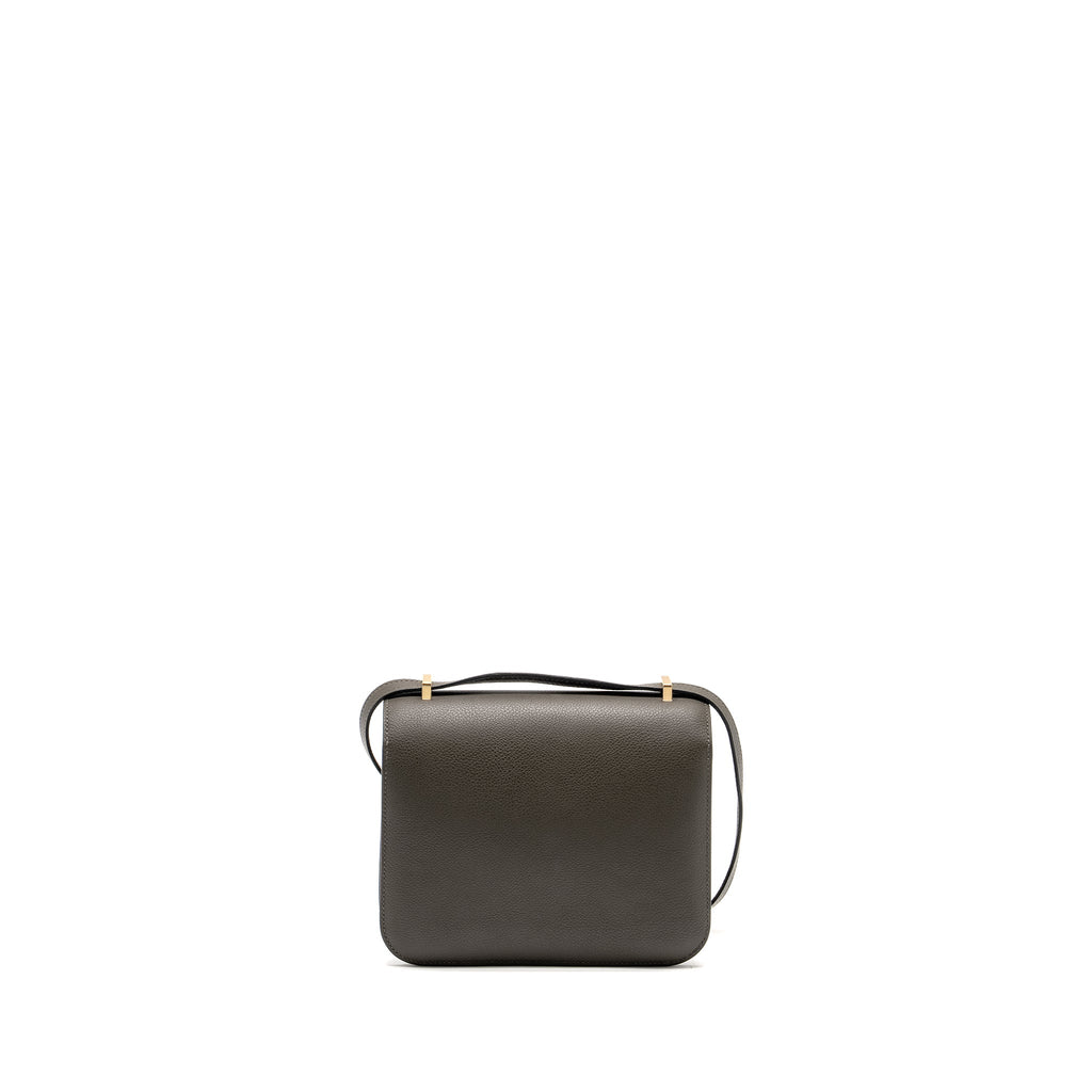 HERMES MINI CONSTANCE EVERCOLOR VERT MAQUIS/BLEU BRUME LGHW