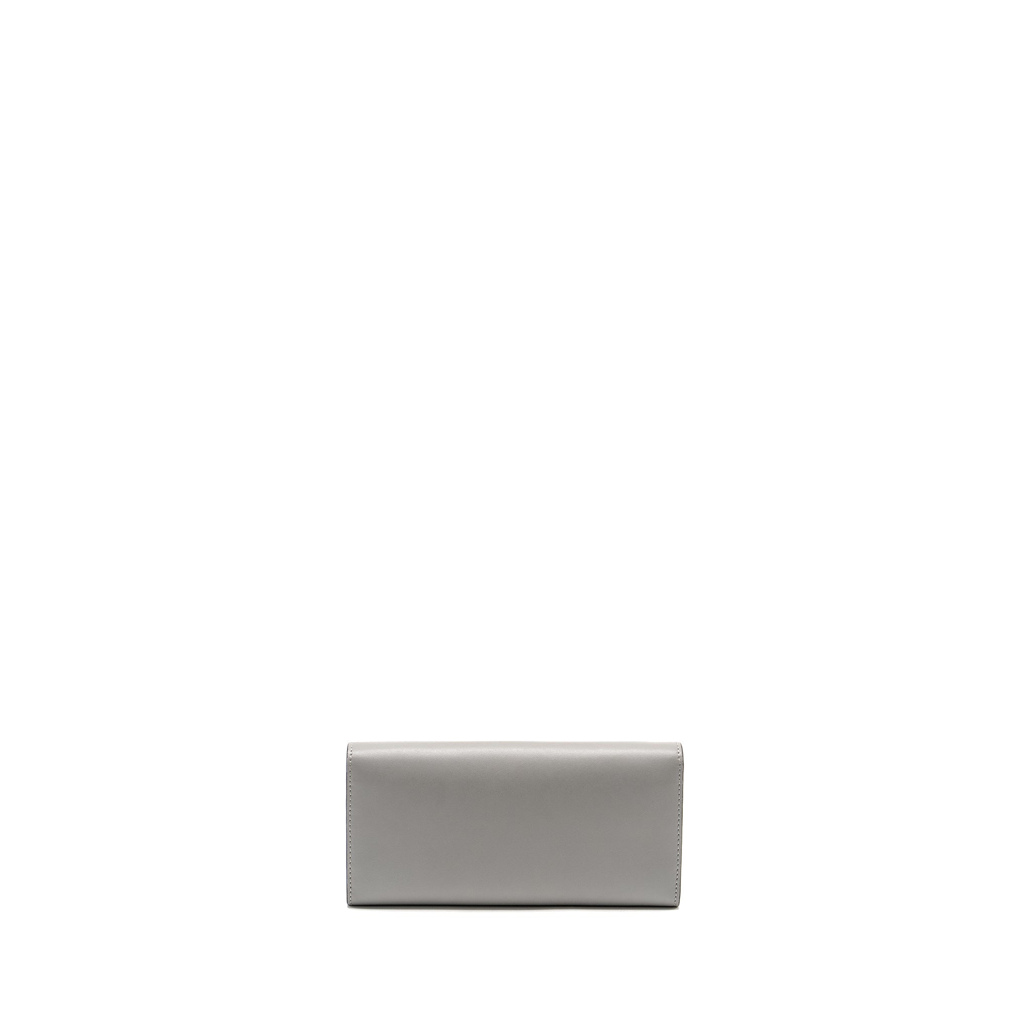 FENDI VITELLO LIBERTY STUDDED CHAIN WALLET CALFSKIN GREY / MULTICOLOUR GHW