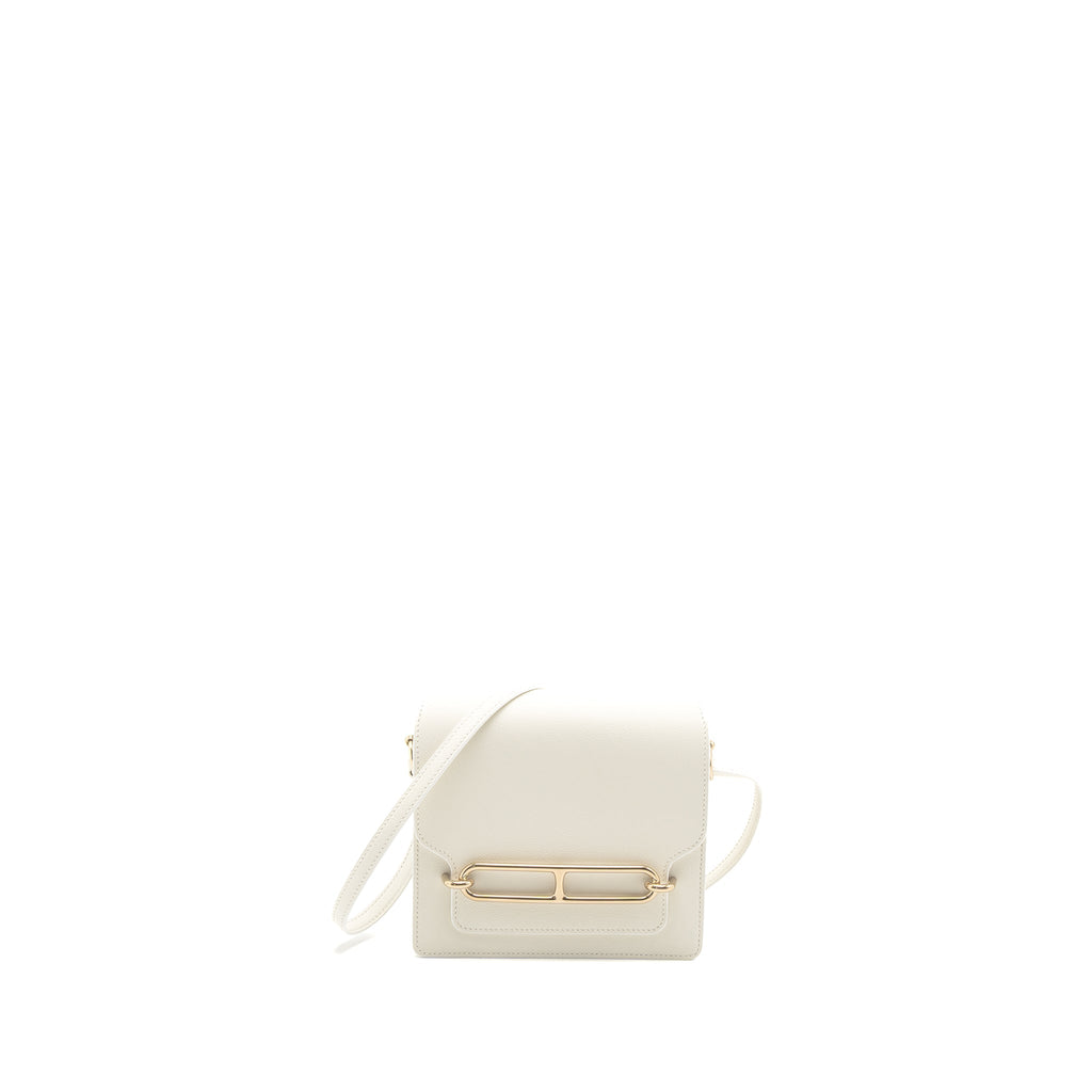 HERMES MINI ROULIS EVERCOLOR BLANC LGHW