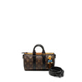 LOUIS VUITTON KEEPALL XS ZOOM WITH FRIENDS MONOGRAM CANVAS BLACK HARDWARE (NEW VERSION)