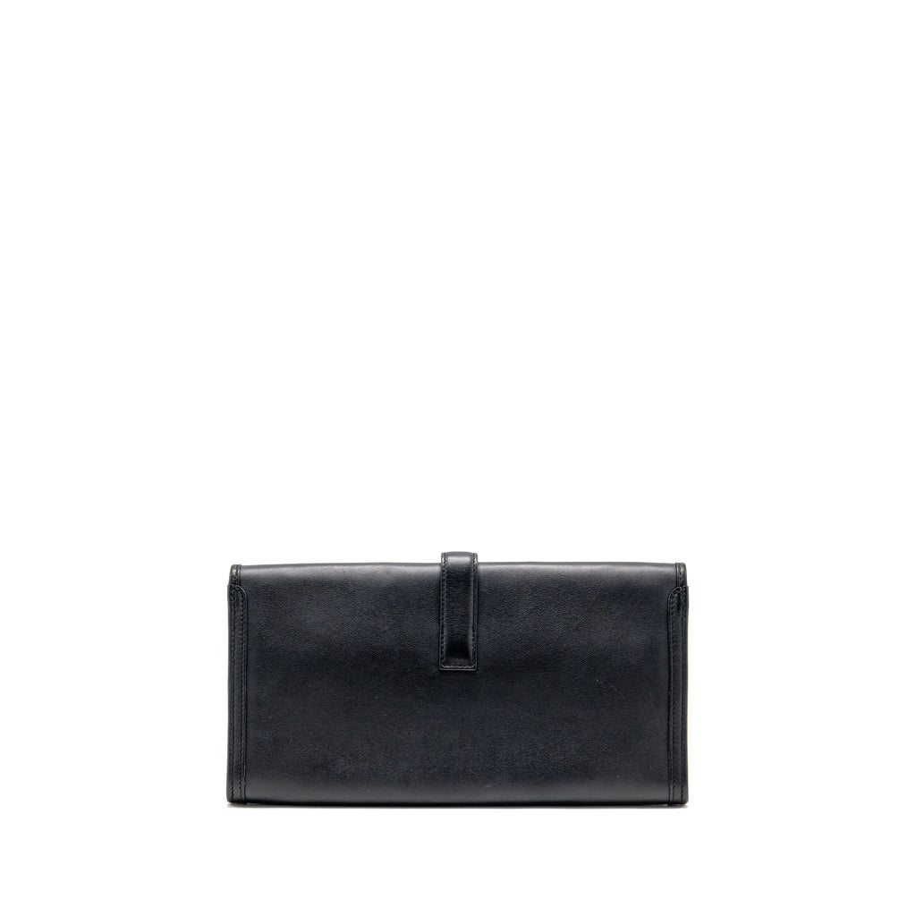 HERMES JIGE ELAN CLUTCH 29 SWIFT BLACK