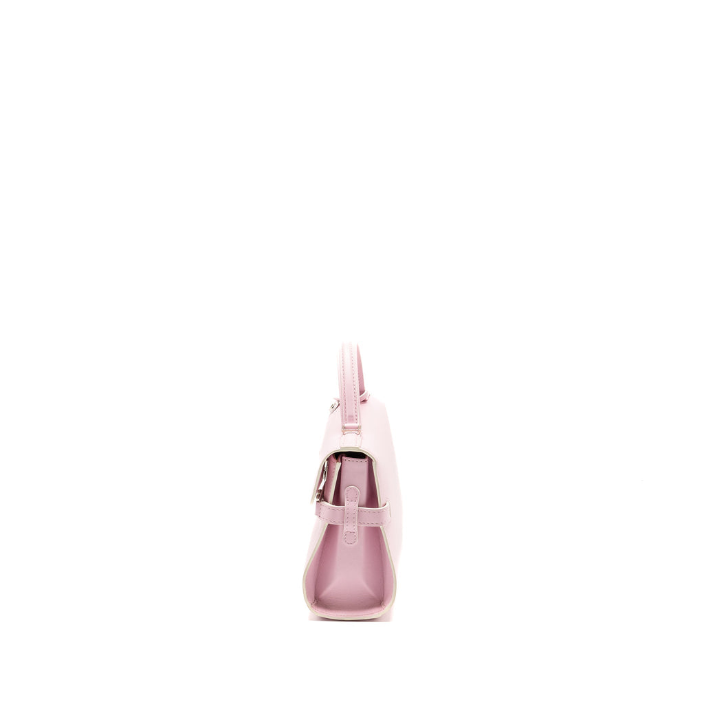 DELVAUX SMALL TEMPETE TOTE BAG CALFSKIN LIGHT PINK SHW