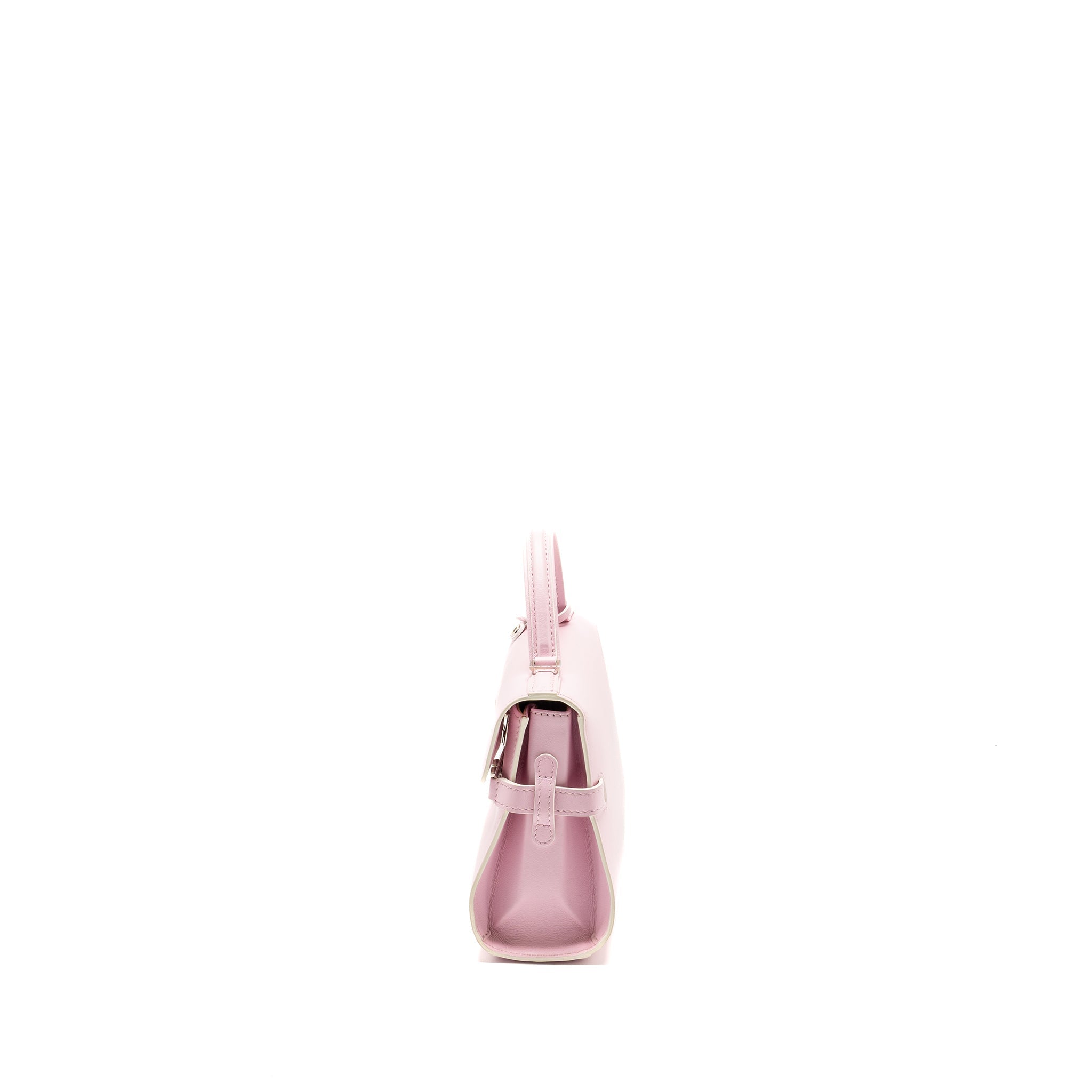 DELVAUX SMALL TEMPETE TOTE BAG CALFSKIN LIGHT PINK SHW