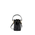 FENDI MINI MON TRESOR BUCKET BAG CALFSKIN BLACK GHW