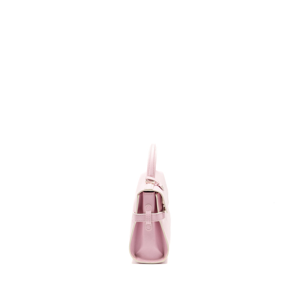 DELVAUX SMALL TEMPETE TOTE BAG CALFSKIN LIGHT PINK SHW