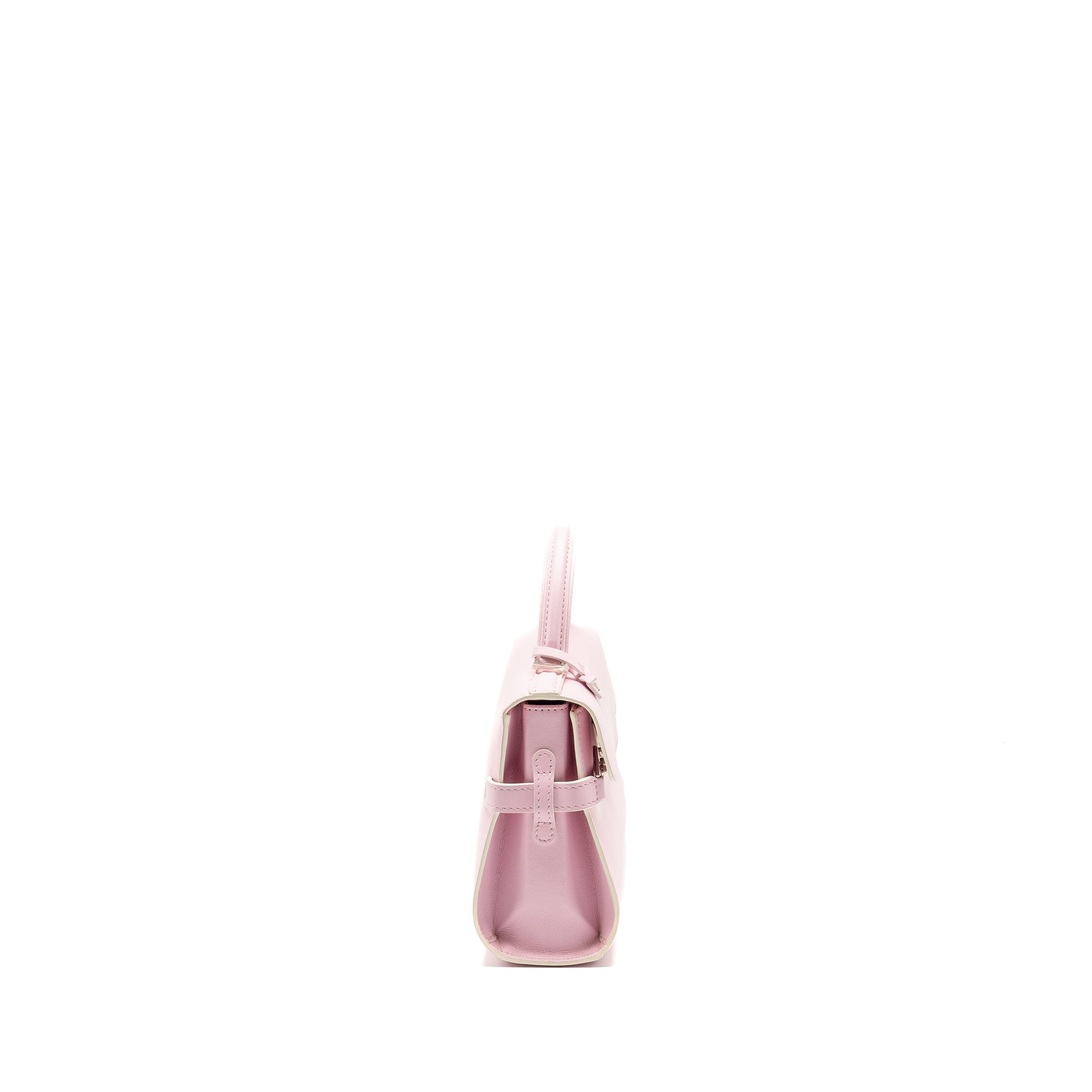 DELVAUX SMALL TEMPETE TOTE BAG CALFSKIN LIGHT PINK SHW