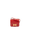 HERMES MINI CONSTANCE EPSOM Q5 ROUGE CASAQUE GHW