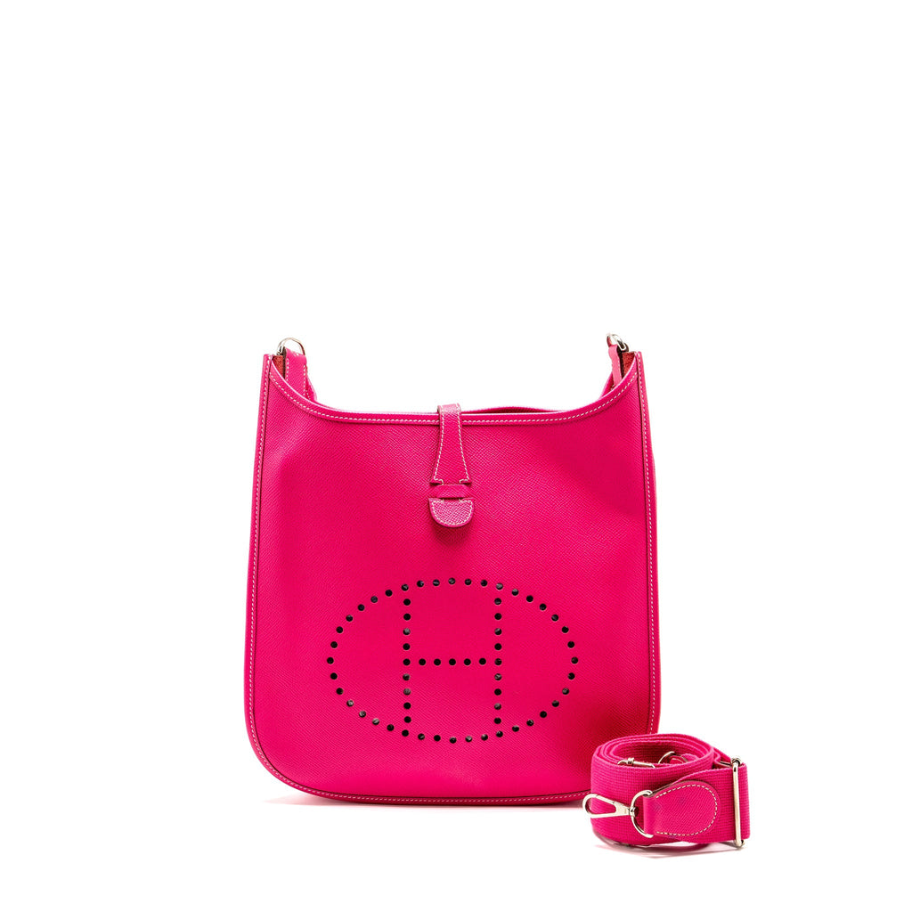 HERMES EVELYN 29 EPSOM ROSE SHOCKING SHW