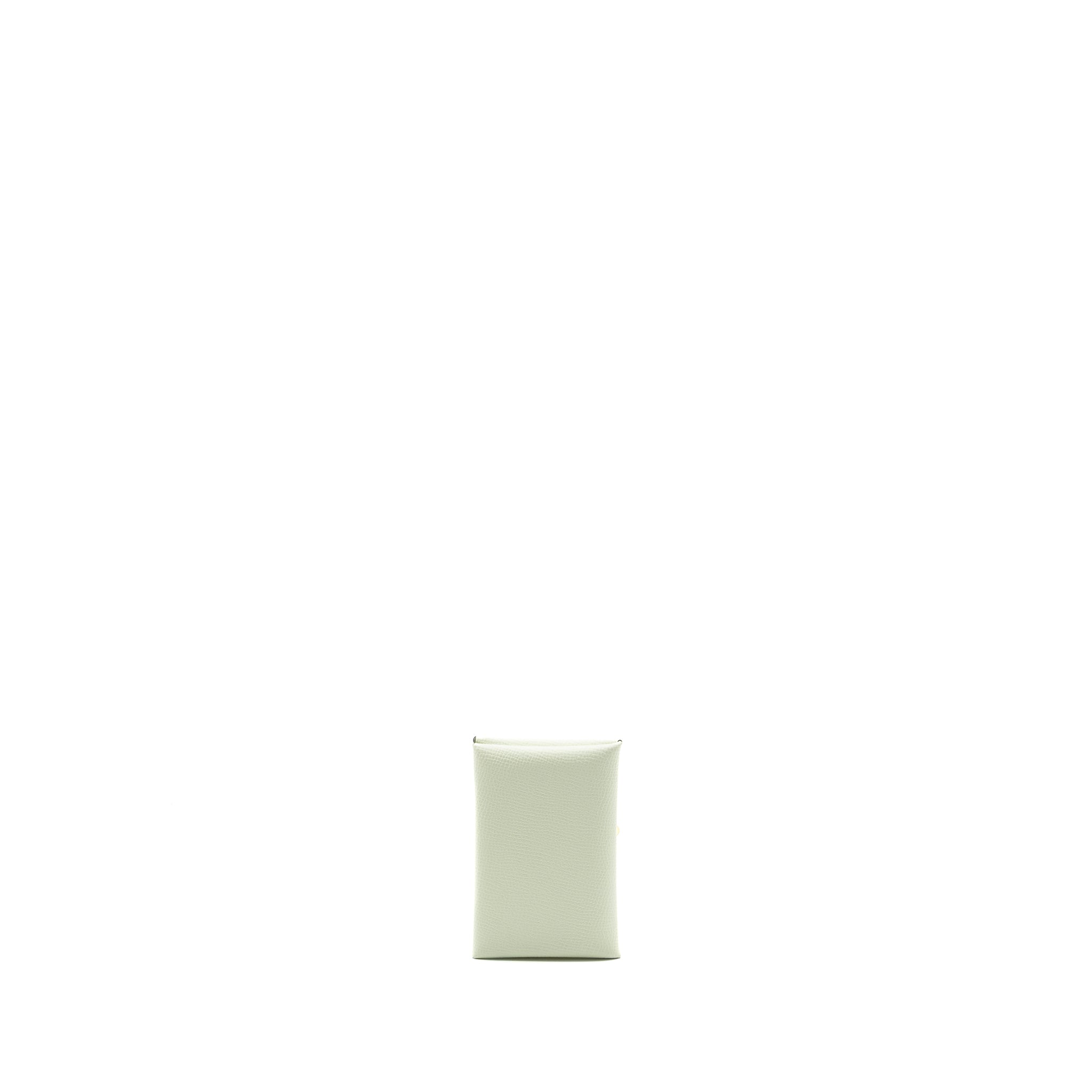 HERMES CALVI CARD HOLDER EPSOM VERT FIZZ SHW