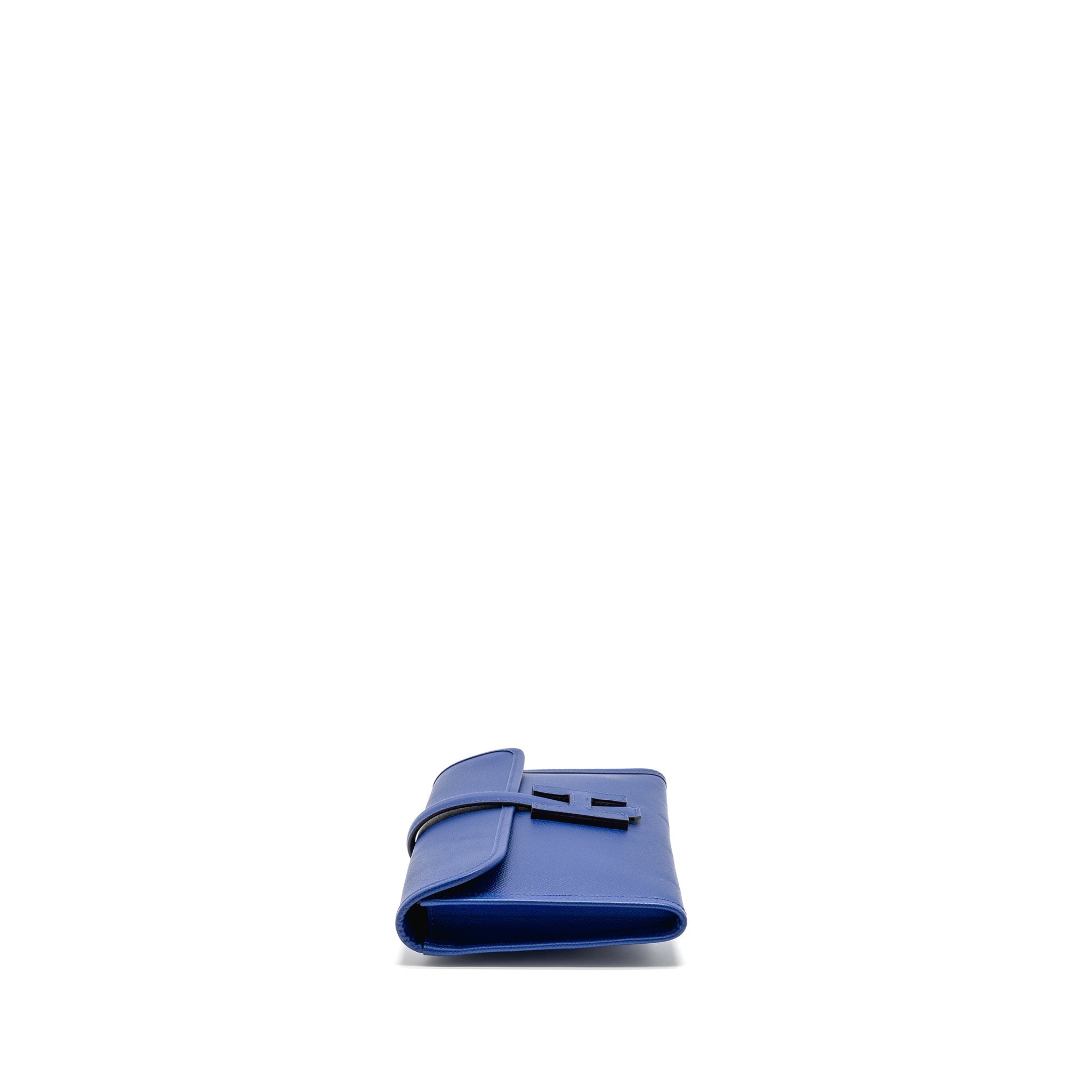 HERMES JIGE CLUTCH EPSOM BLUE ELECTRIC