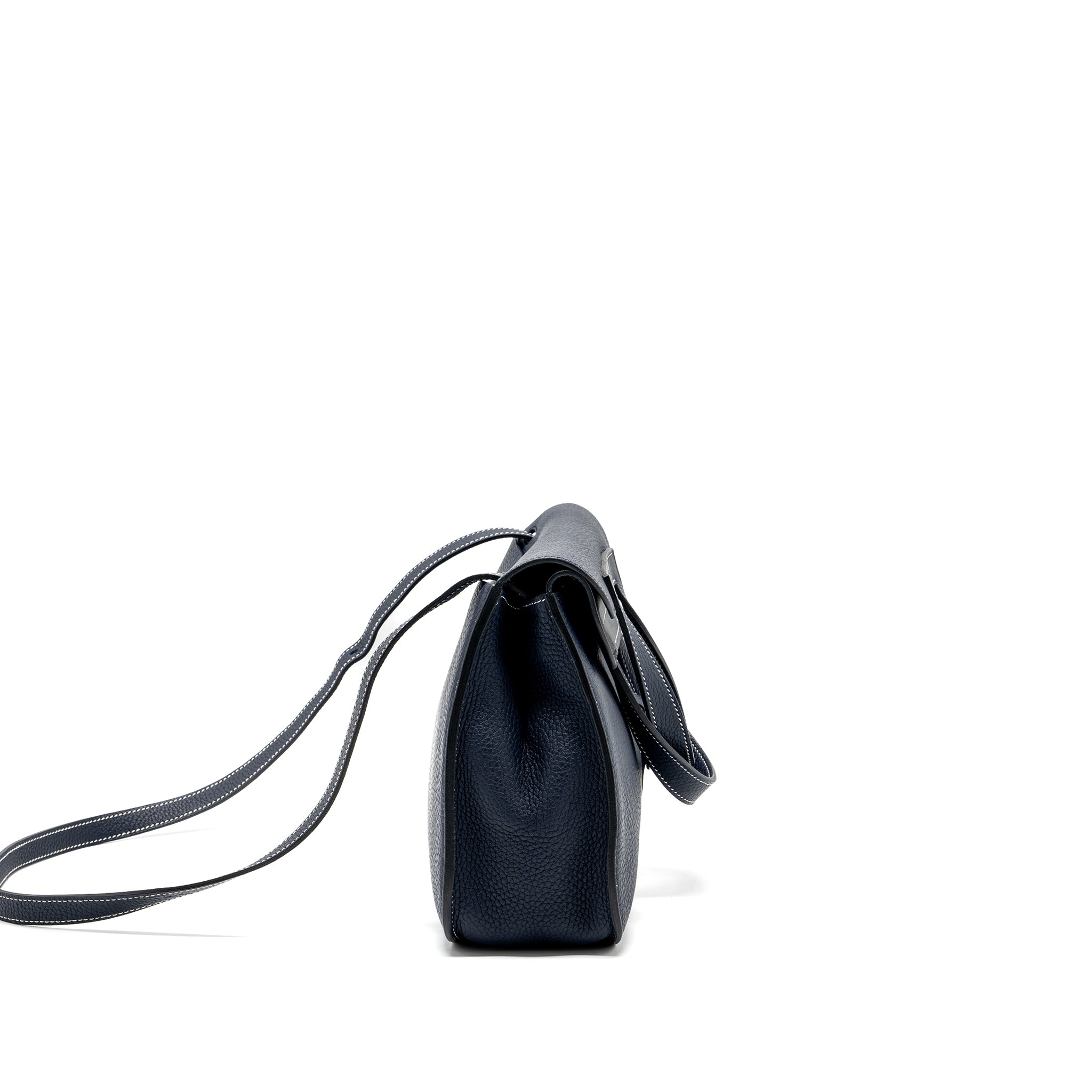 HERMES HALZAN 31 CLEMENCE BLUE NUIT SHW