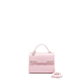DELVAUX SMALL TEMPETE TOTE BAG CALFSKIN LIGHT PINK SHW