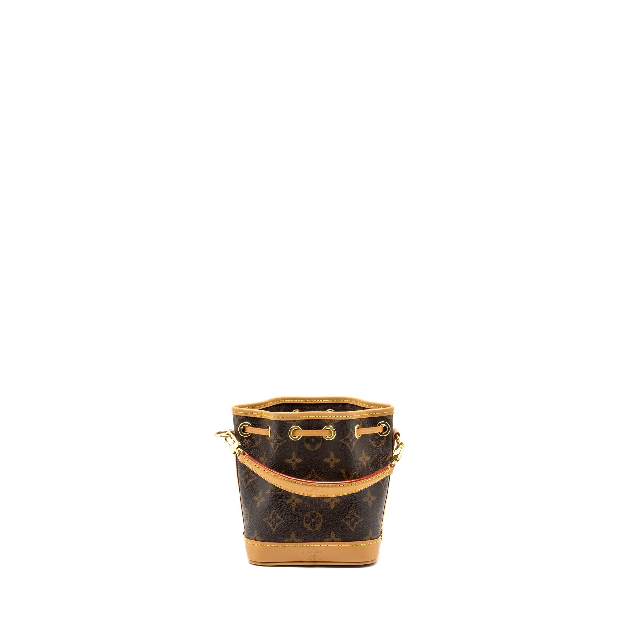 LOUIS VUITTON NANO NOE MONOGRAM CANVAS GHW (NEW VERSION)