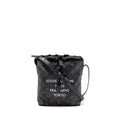 LOUIS VUITTON MONOGRAM ECLIPSE FRAGMENT NANO BAG CANVAS BLACK SHW