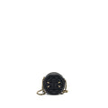 CHANEL CC FILIGREE QUILTED ROUND CROSSBODY BAG CAVIAR BLACK GHW
