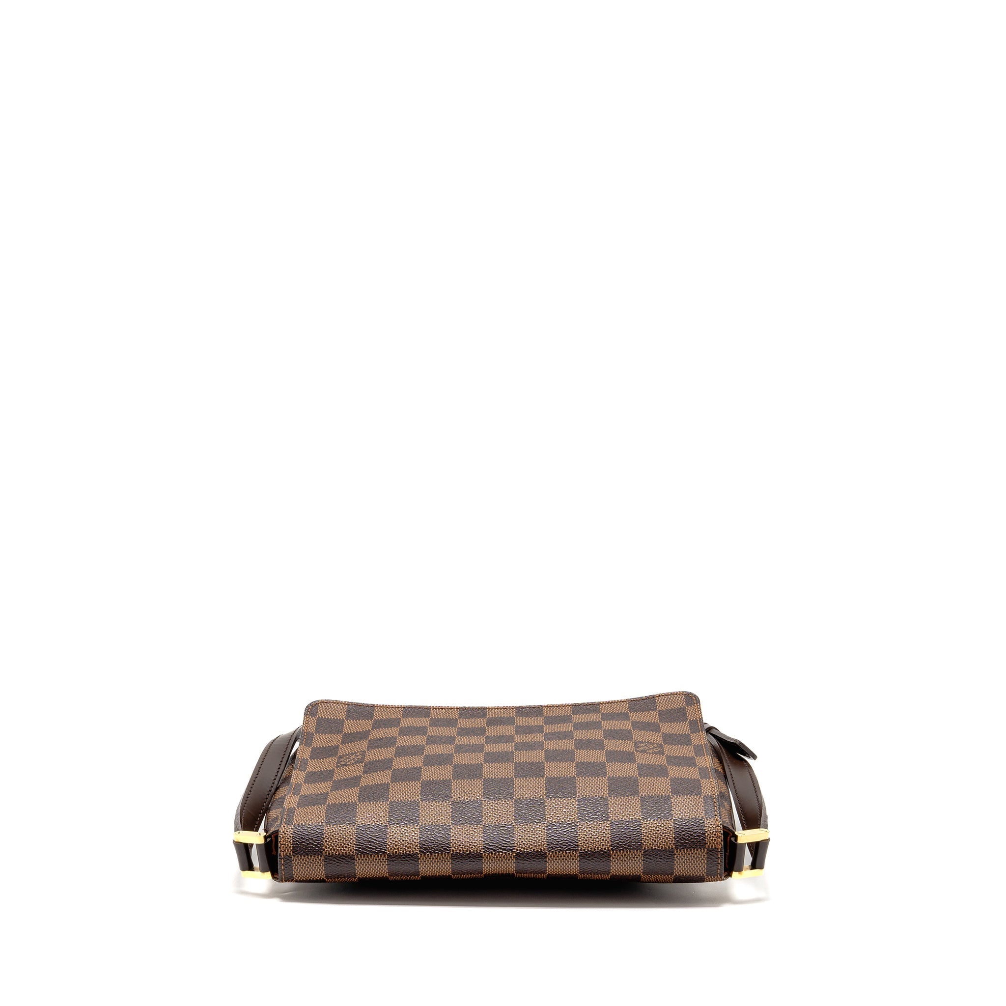 LOUIS VUITTON VINTAGE MUSETTE TANGO DAMIER EBENE CANVAS GHW