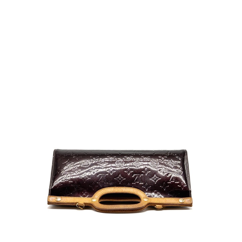 LOUIS VUITTON ROXBURY DRIVE MONOGRAM VERNIS AMARANTE GHW