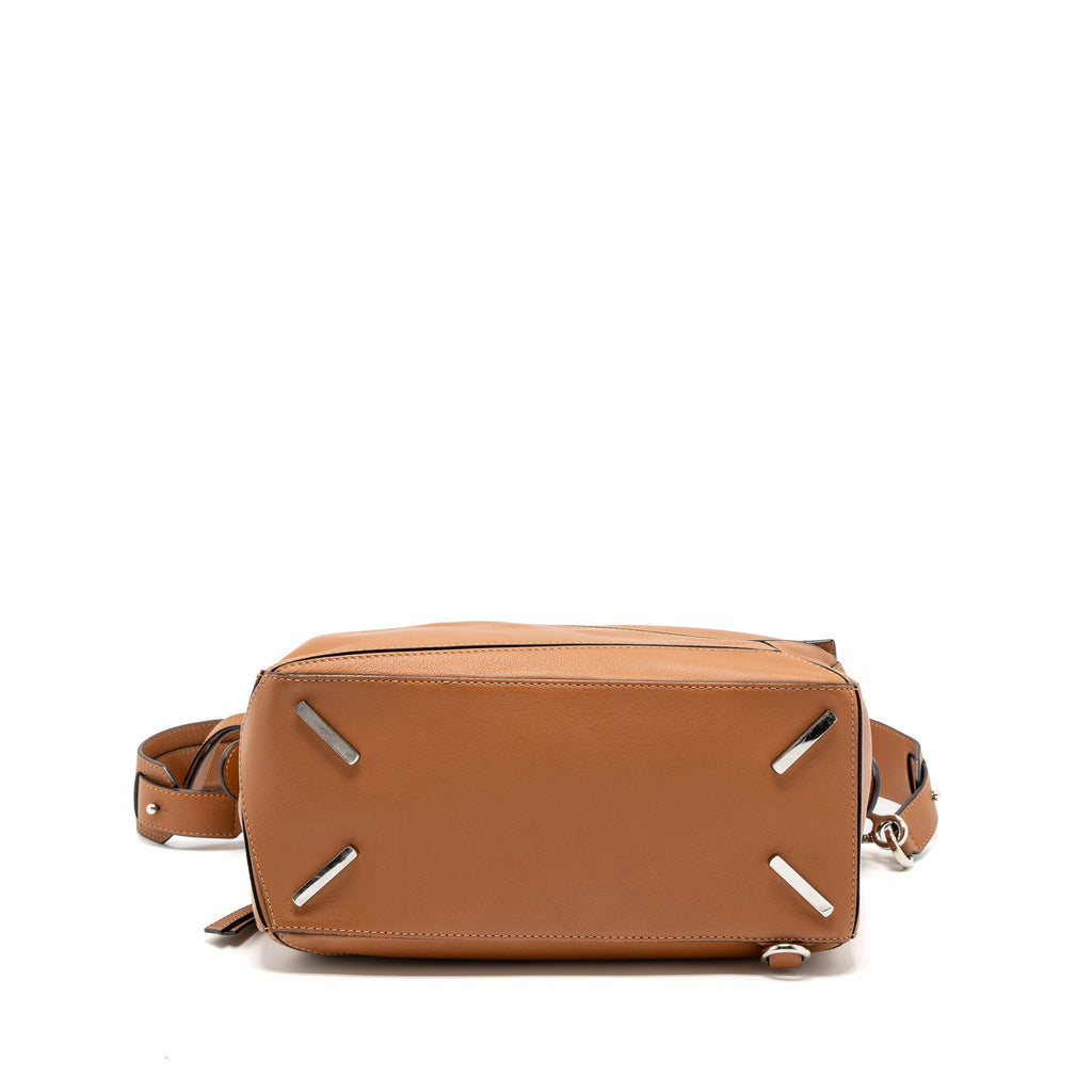LOEWE MEDIUM PUZZLE BAG CALFSKIN TAN SHW