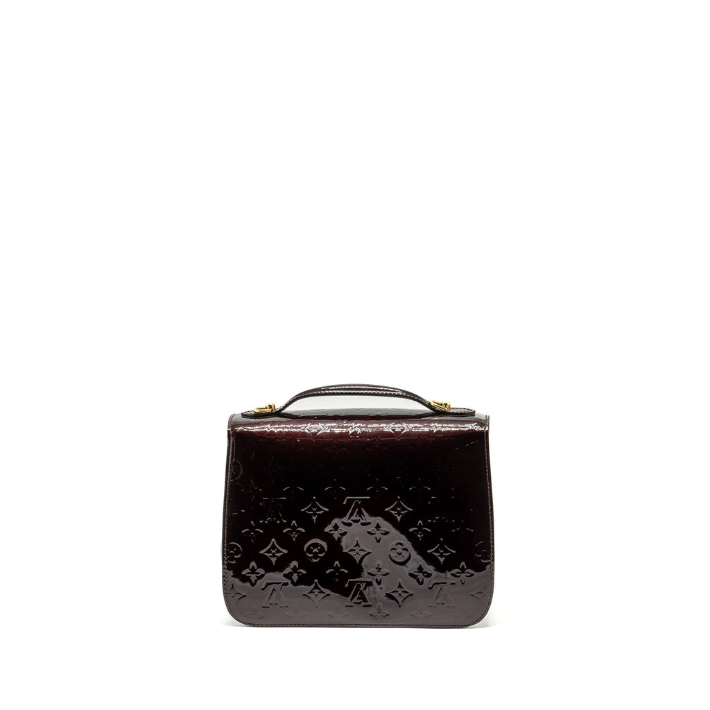 LOUIS VUITTON MIRANDA BAG MONOGRAM VERNIS AMARANTE GHW