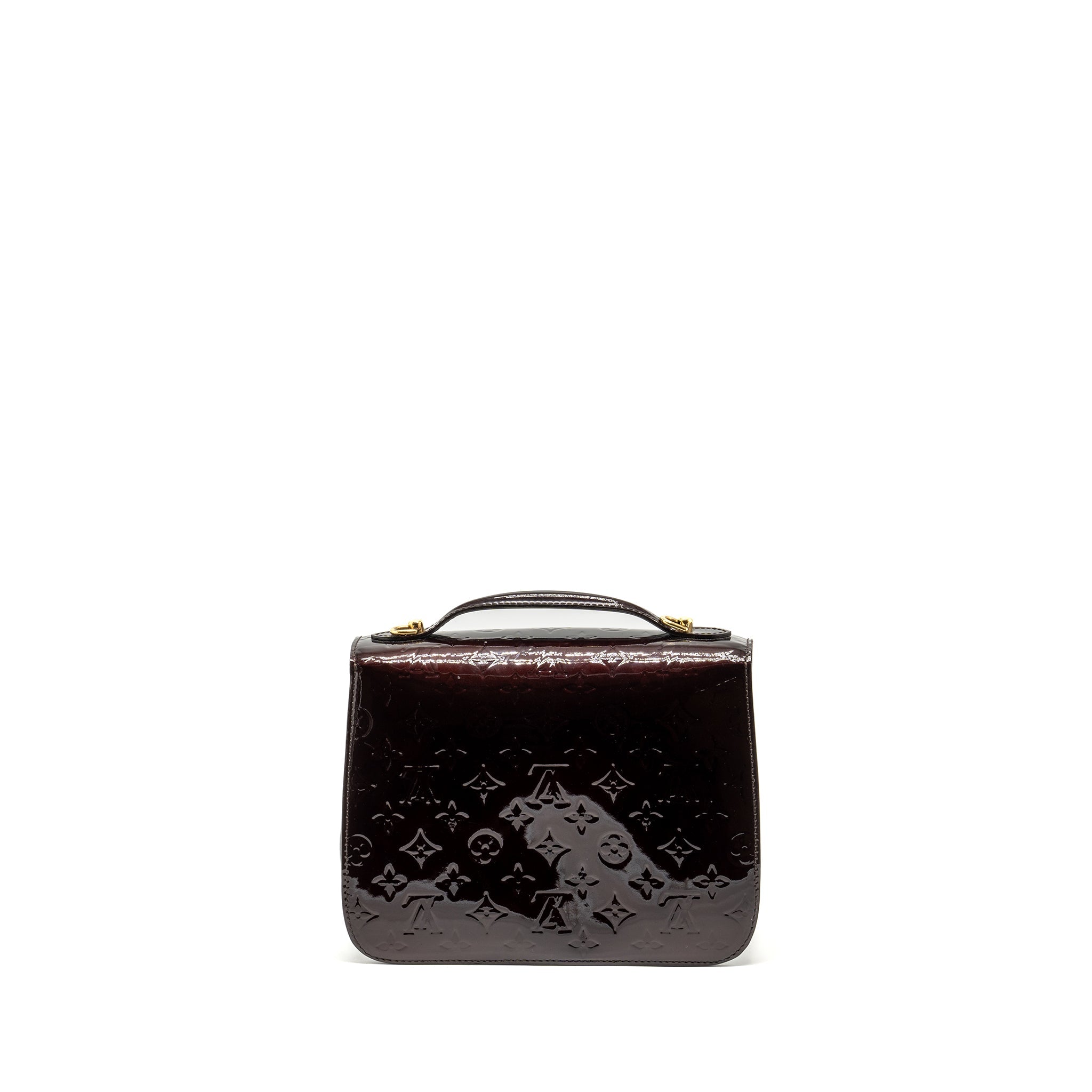 LOUIS VUITTON MIRANDA BAG MONOGRAM VERNIS AMARANTE GHW