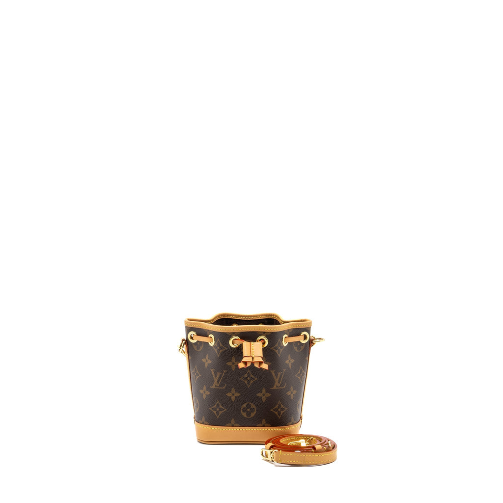 LOUIS VUITTON NANO NOE MONOGRAM CANVAS GHW (NEW VERSION)