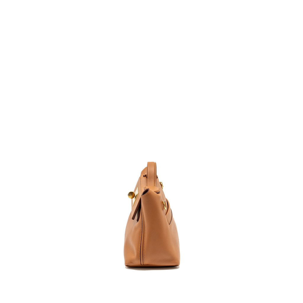 HERMES MINI 24/24 2424-21 BAG EVERCOLOR/ SWIFT GOLD GHW