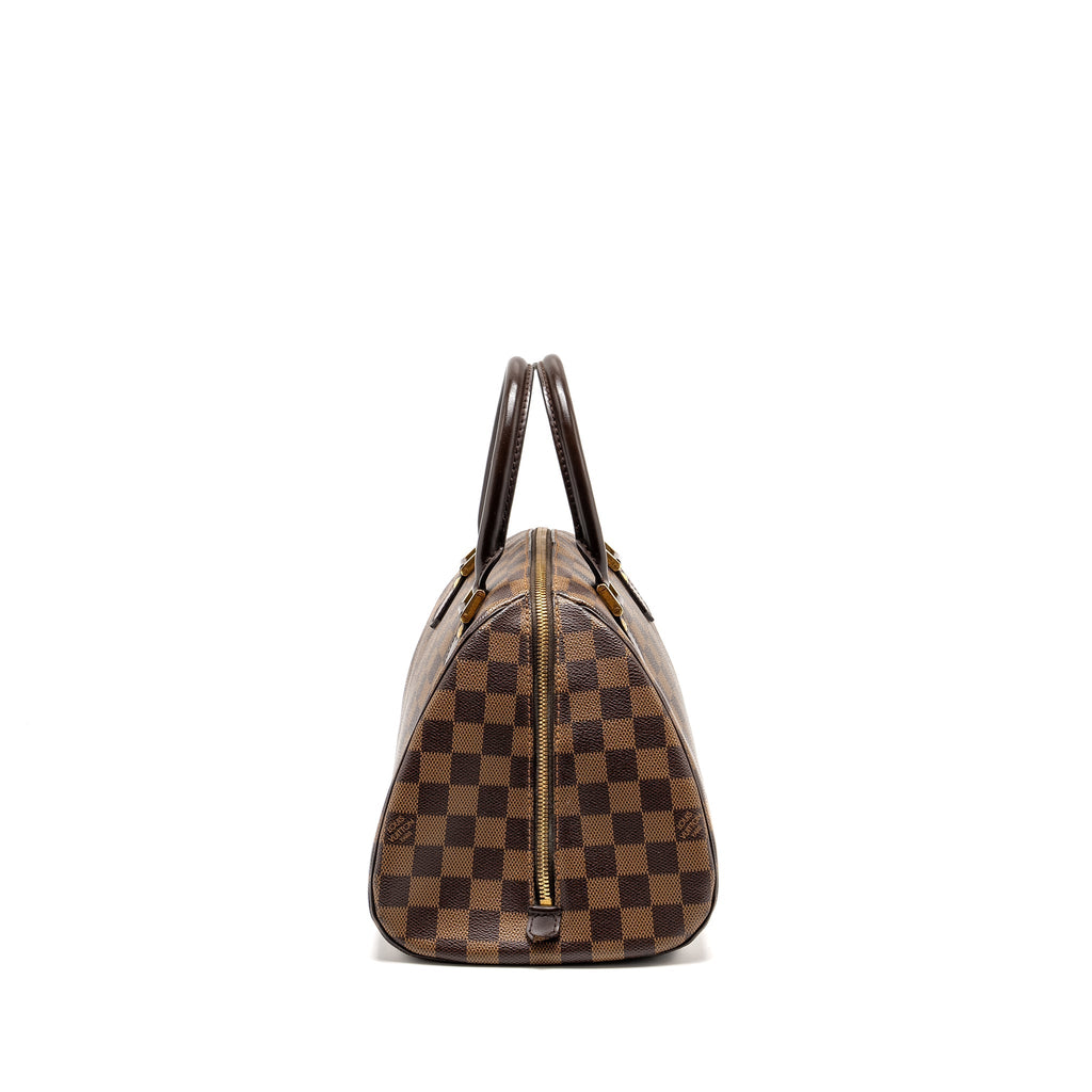 LOUIS VUITTON RIBERA MM TOTE DAMIER EBENE CANVAS GHW