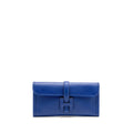 HERMES JIGE CLUTCH EPSOM BLUE ELECTRIC