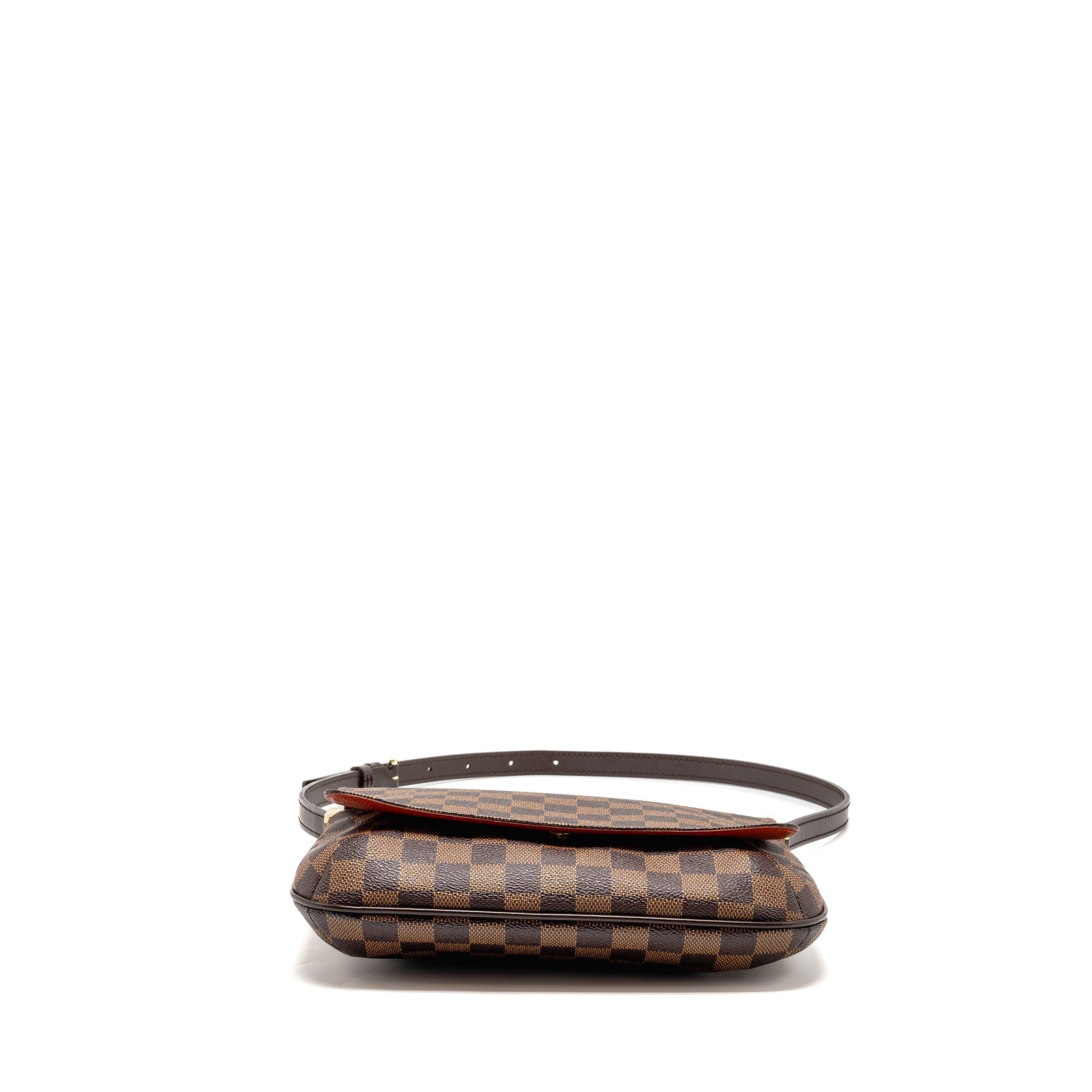 LOUIS VUITTON VINTAGE MUSETTE TANGO DAMIER EBENE CANVAS GHW