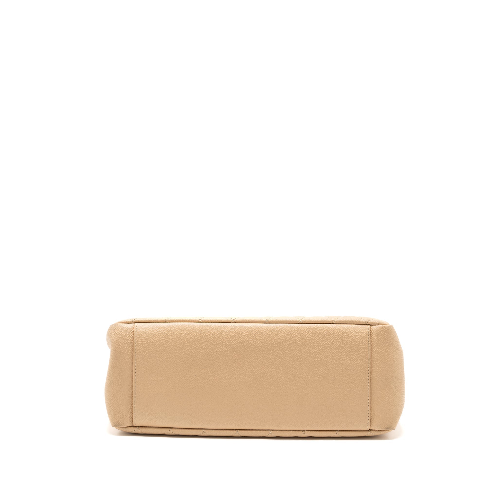 CHANEL GRAND SHOPPING TOTE CAVIAR BEIGE SHW