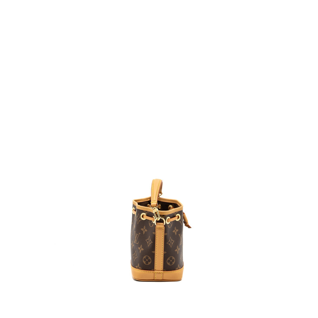 LOUIS VUITTON NANO NOE MONOGRAM CANVAS GHW