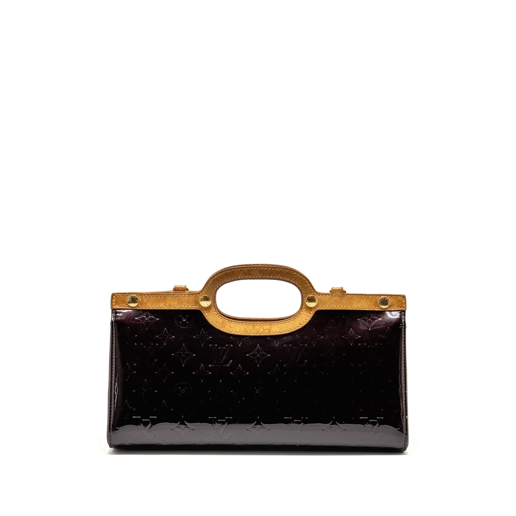 LOUIS VUITTON ROXBURY DRIVE MONOGRAM VERNIS AMARANTE GHW