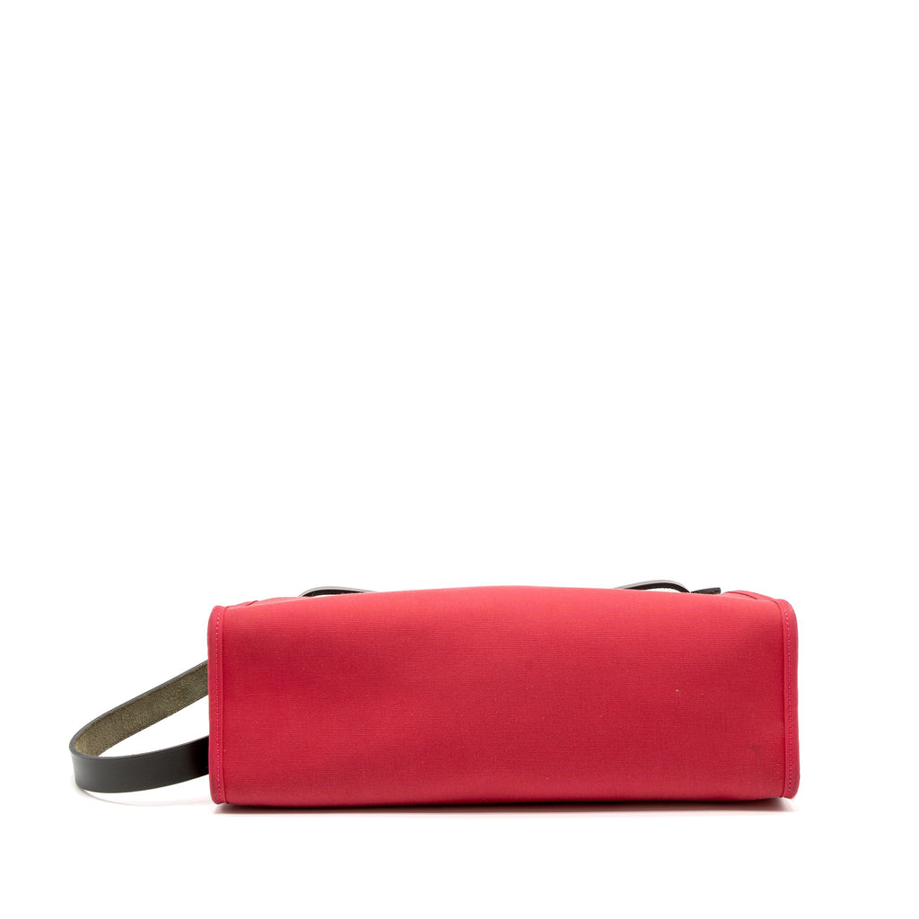HERMES HERBAG 31 ZIP BAG CACHE HUNTER/CANVAS PINK SHW