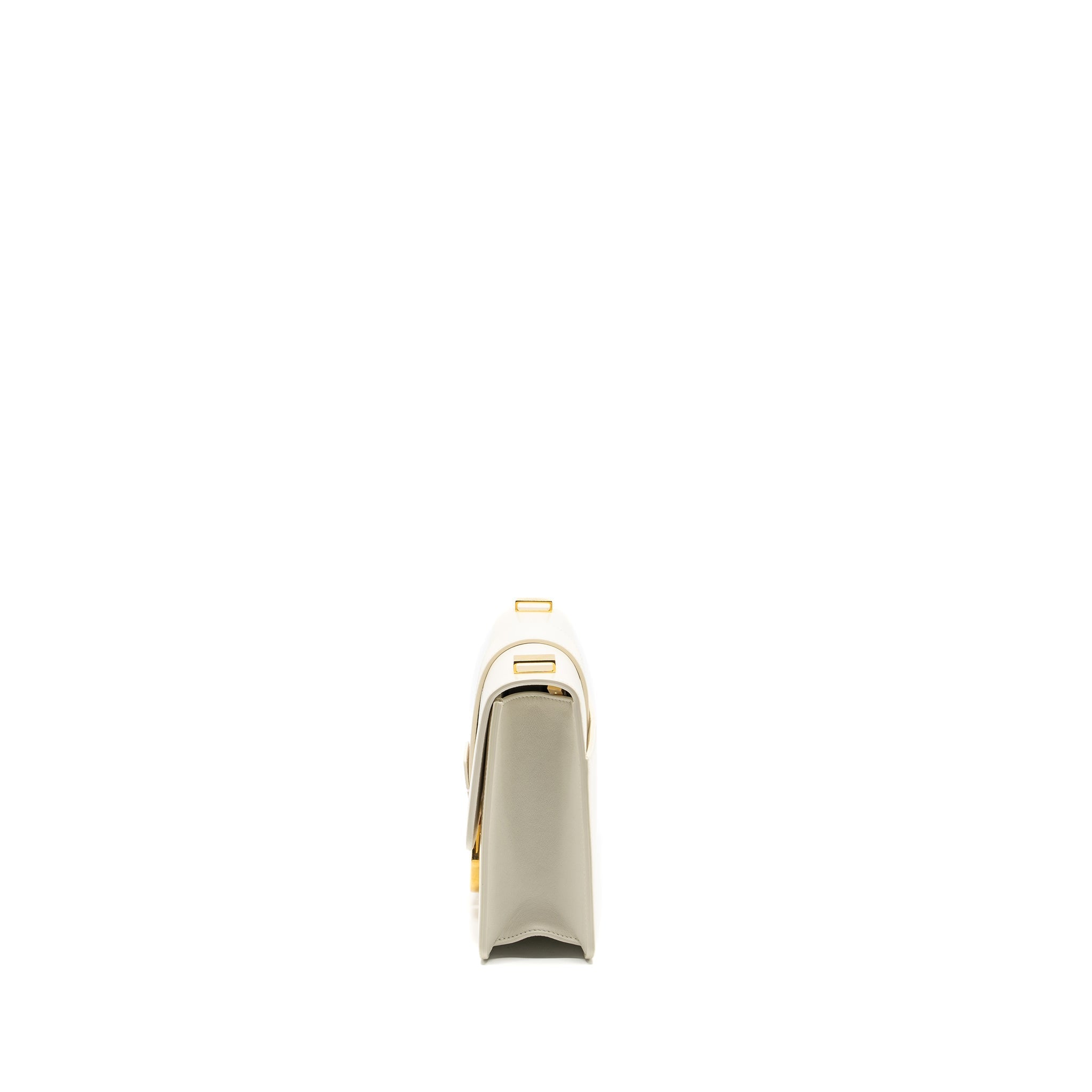 DIOR 30 MONTAIGNE BAG CALFSKIN WHITE GHW