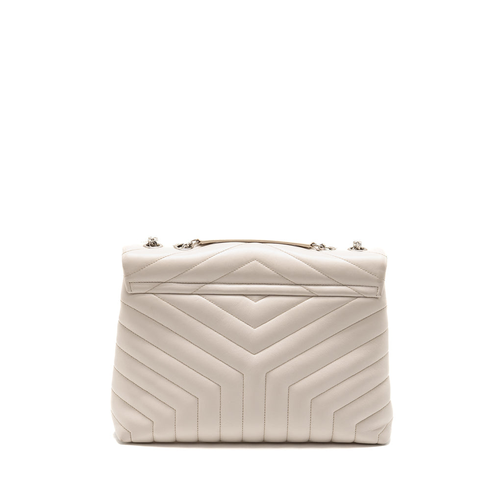 SAINT LAURENT/YSL MEDIUM LOU LOU BAG CALFSKIN WHITE SHW