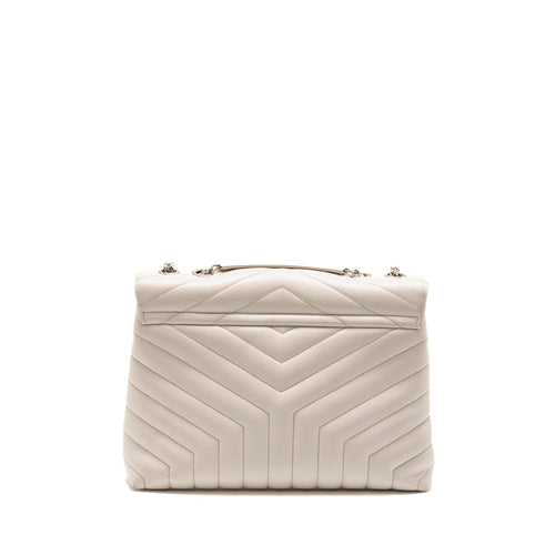 SAINT LAURENT/YSL MEDIUM LOU LOU BAG CALFSKIN WHITE SHW