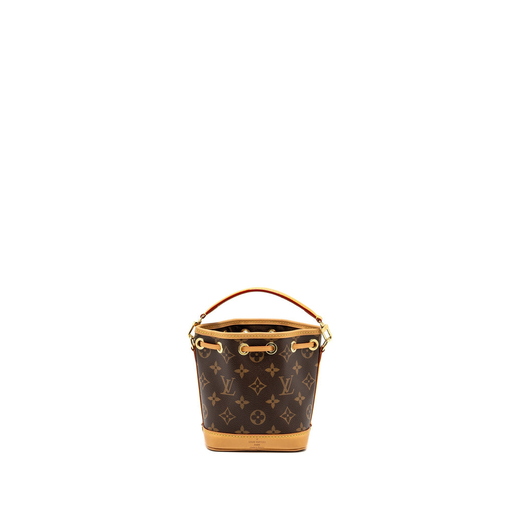 LOUIS VUITTON NANO NOE MONOGRAM CANVAS GHW