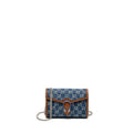 GUCCI DIONYSUS CHAIN WALLET BAG GG SUPREME DENIM/LEATHER MULTICOLOUR HARDWARE