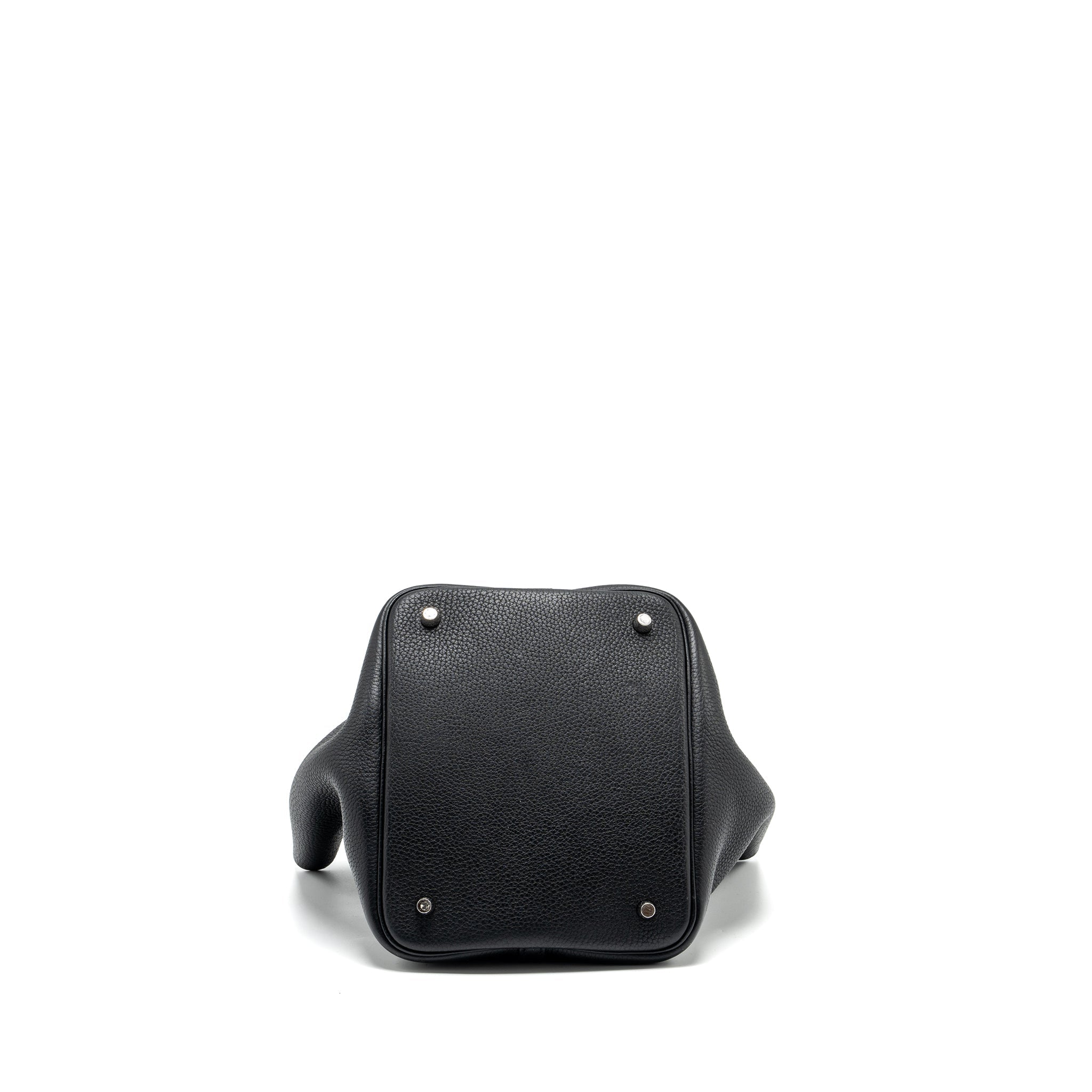 HERMES PICOTIN 22 CLEMENCE BLACK / CARAMEL SHW